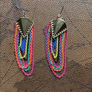Dangly bead earrings